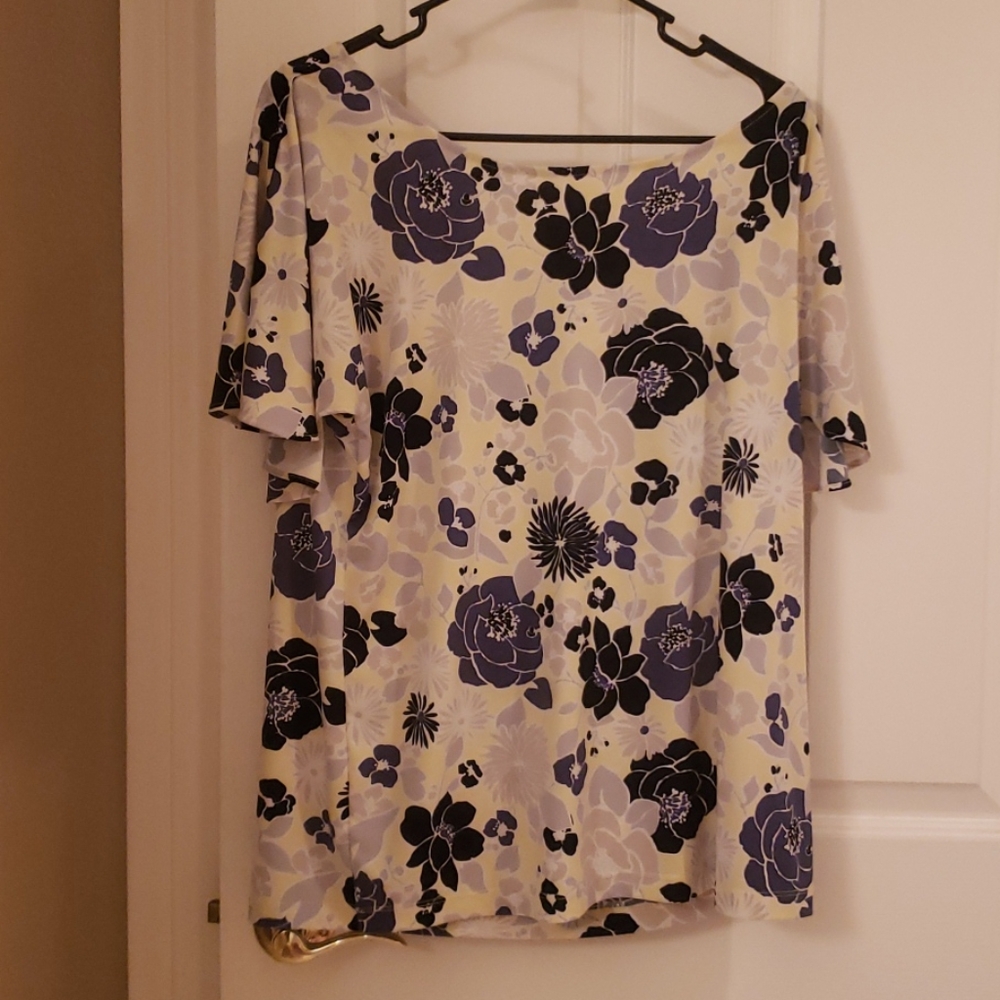 Ann Taylor Factory Floral Blouse